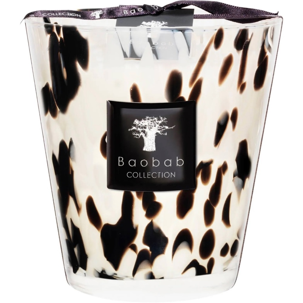 Baobab Collection Pearls Max16 Black Luxury Candle